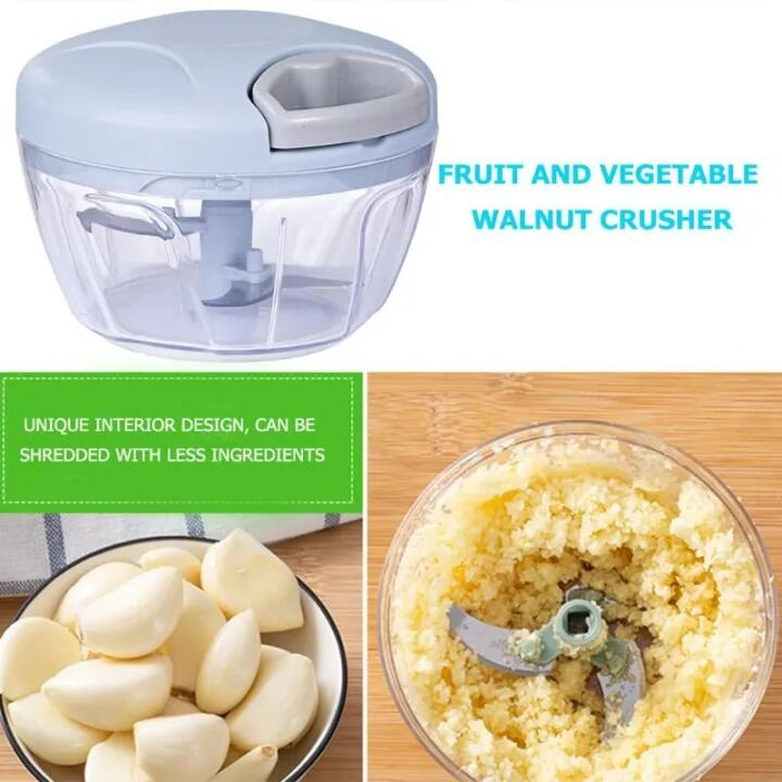 Picture of Manual Fruit Vegetable Chopper Hand Pull String Food Cutter Heavy Duty Onion Nuts Meat Grinder Mincer Blender Shredder Mixer Kitchen Tool 