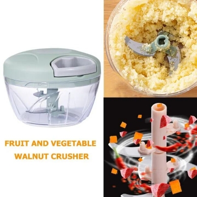 Picture of Manual Fruit Vegetable Chopper Hand Pull String Food Cutter Heavy Duty Onion Nuts Meat Grinder Mincer Blender Shredder Mixer Kitchen Tool 