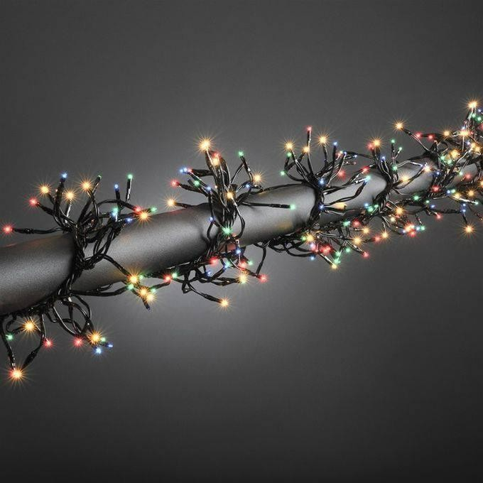 Picture of Beautiful Multicolor Fairy Lights Bright LED String Lights Festive Hanging Rice Lights for Bedroom Wall Birthday Wedding Party Home Decoration Multicolor