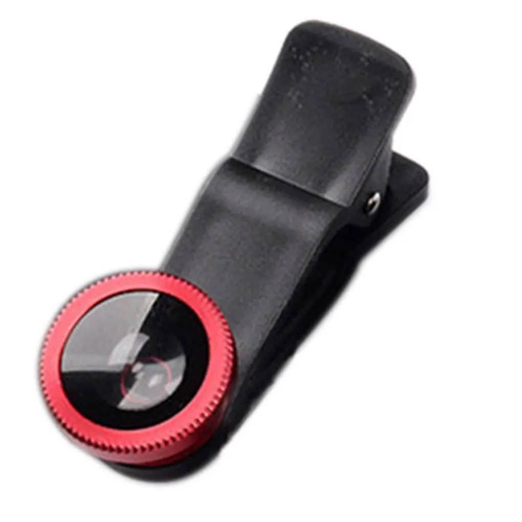 Picture of 3 In 1 Universal Clip Camera Mobile Phone Lens Fish Eye + Macro + Wide Angle)