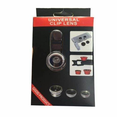 Picture of 3 In 1 Universal Clip Camera Mobile Phone Lens Fish Eye + Macro + Wide Angle)