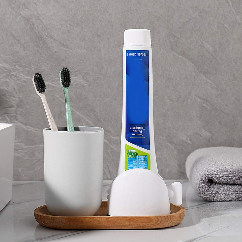 Picture of Rolling Toothpaste Squeezer Tube Roller Toothpaste Dispenser Cream Tube Squeezer Bathroom Toothpaste Holder Tube Wringer Multicolor
