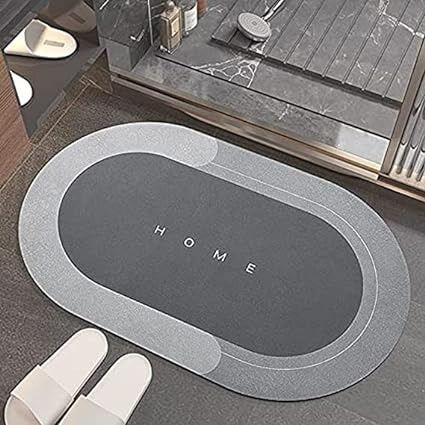 Picture of KSP HOME Super Absorbent Floor Mat 40×60cm – Soft Quick Dry Bath Mat, Bathroom Carpet, Doormat, Non-Slip Cushion Mat for Home & Office (Multicolor)