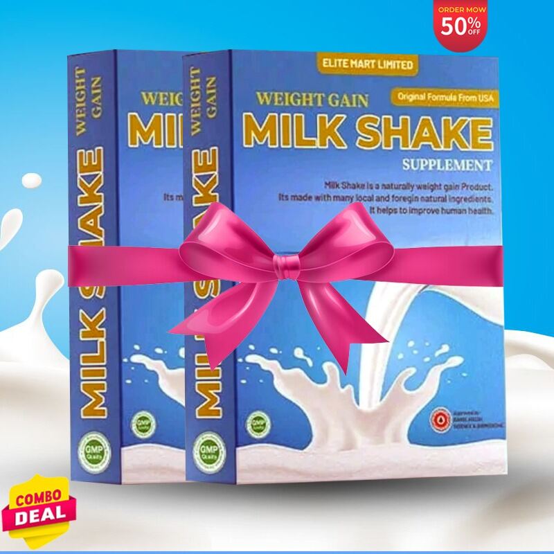Picture of 2PCS Natural Milk Shake Powder – Delicious Instant Milk Shake Drink Mix for Daily Nutrition & Healthy Lifestyle, Easy to Prepare Beverage 