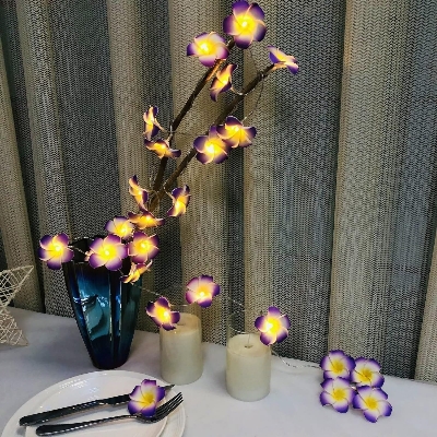 Picture of KathGulap Fairy Light Purple & White – Decorative LED Flower Fairy Light for Home, Bedroom, Wall, Curtain, Party & Home Decor Lighting Multicolor