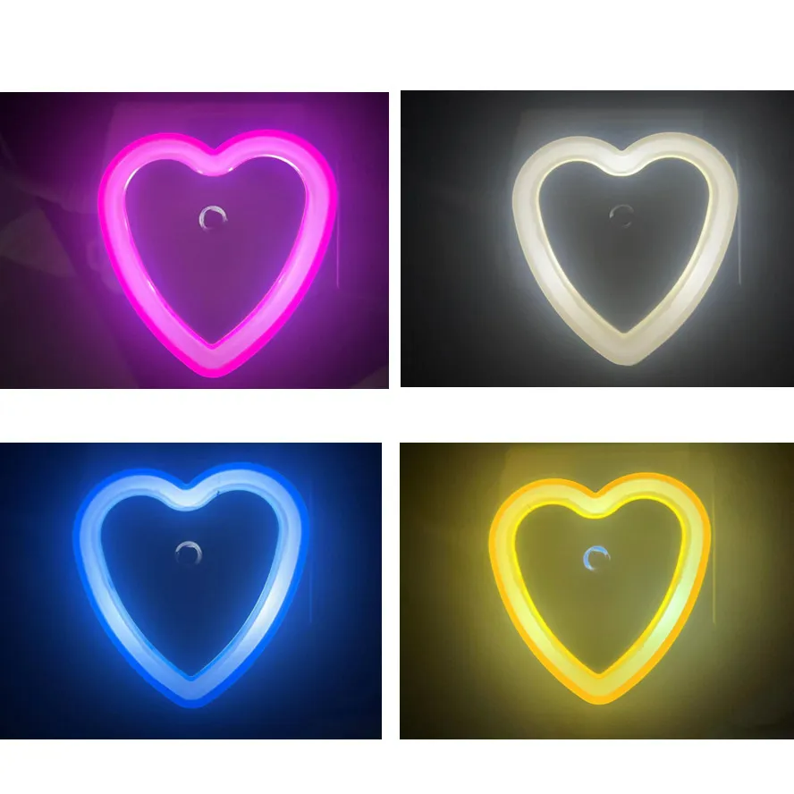 Picture of Mini LED Night Light Auto Dusk to Dawn Sensor Wall Plug Light EU/US Plug Smart Light Sensor Bedroom Hallway Stair Corridor Lamp 110V-220V Multicolor