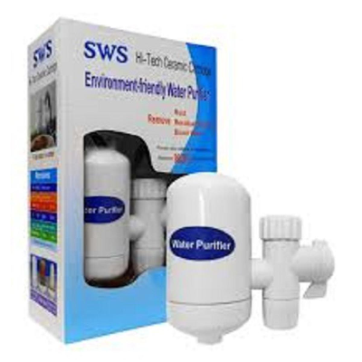 Picture of SWS Hi-Tech Ceramic Water Purifier Filter Faucet Tap Water Filter Kitchen Water Purifier Nano KDF Ceramic Cartridge for Home & Office 