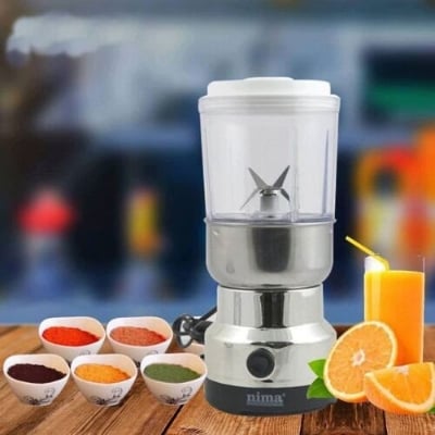 Picture of Nima 2 in 1 Electric Coffee Grinder and Blender Stainless Steel Spice Grinder Juicy Blender Machine for Kitchen Household Appliances Multicolor