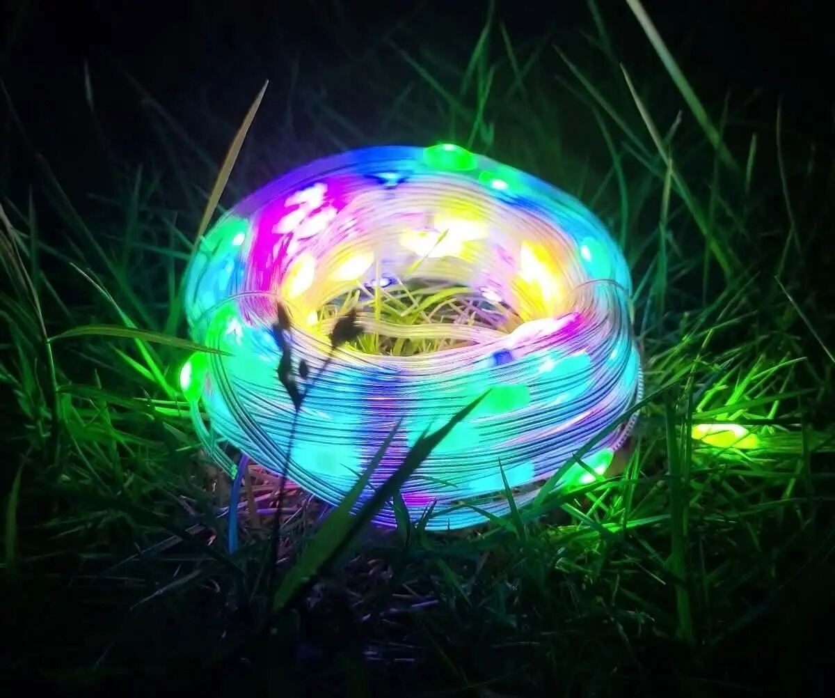 Picture of 10M RGBIC Pixel LED Fairy Lights USB App & Remote Control Smart Dream Color String Lights for Bedroom Gaming Room Home Decor RGB
