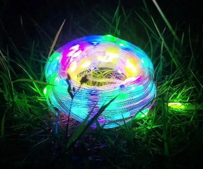 Picture of 10M RGBIC Pixel LED Fairy Lights USB App & Remote Control Smart Dream Color String Lights for Bedroom Gaming Room Home Decor RGB
