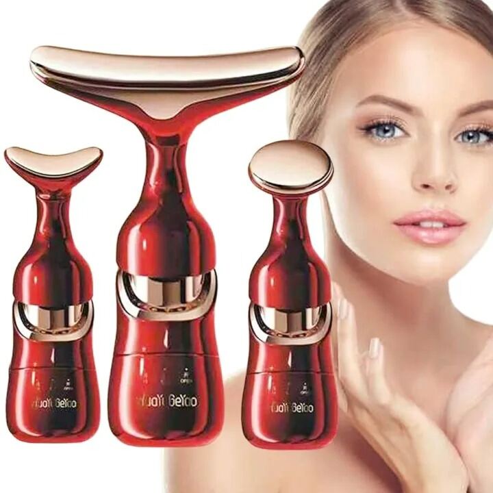 Picture of SmartGlow 4D Acoustic Vibration Lifting & Firming Multifunctional Skin Massager – Facial Beauty Device for Face & Neck Skin Care, Portable Electric Massager Multicolor