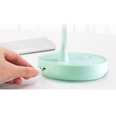 Picture of YAGE YG-T119C Rechargeable LED Table Lamp – Eye Care USB Desk Lamp with Touch Control, Adjustable Reading Light for Study, Office & Bedroom Multicolor