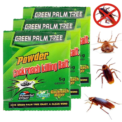 Picture of Green Leaf Cockroach Killing Bait 1Pc Roach Killer Gel Trap Insect Pest Control Bait for Home Kitchen Bathroom Office 