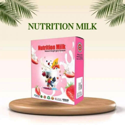 Picture of Nutrition Milk Natural Nutrition Drink Powder Weight Gain Supplement Mix with 36 Natural Ingredients Health Nutrition Formula 
