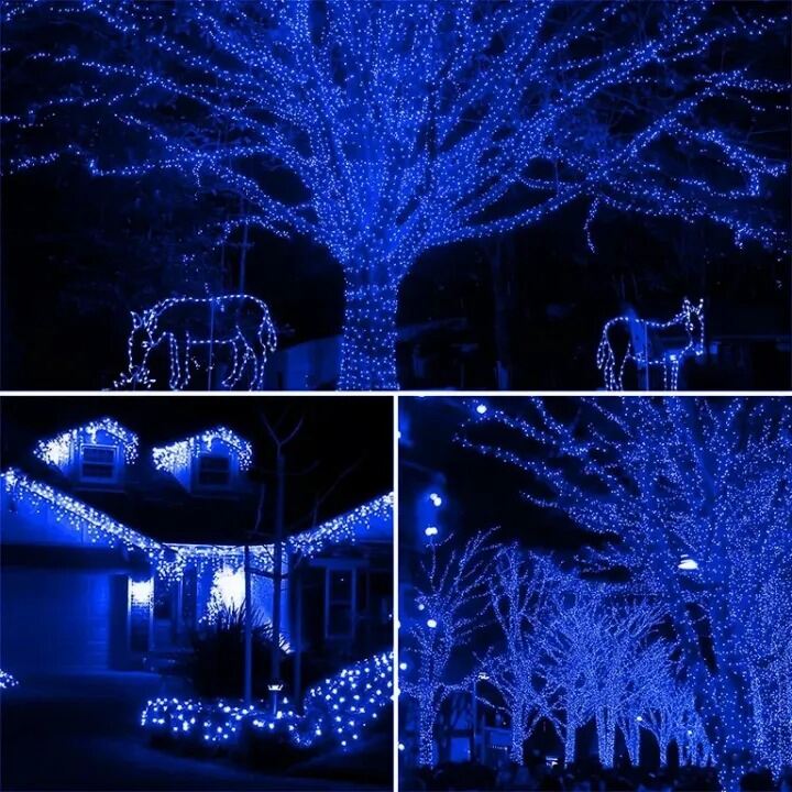 Picture of 50FT Blue Decorative Fairy Light – LED Room Decoration Light for Bedroom, Curtain, Wall, Wedding, Party, Garden & Home Decor Blue