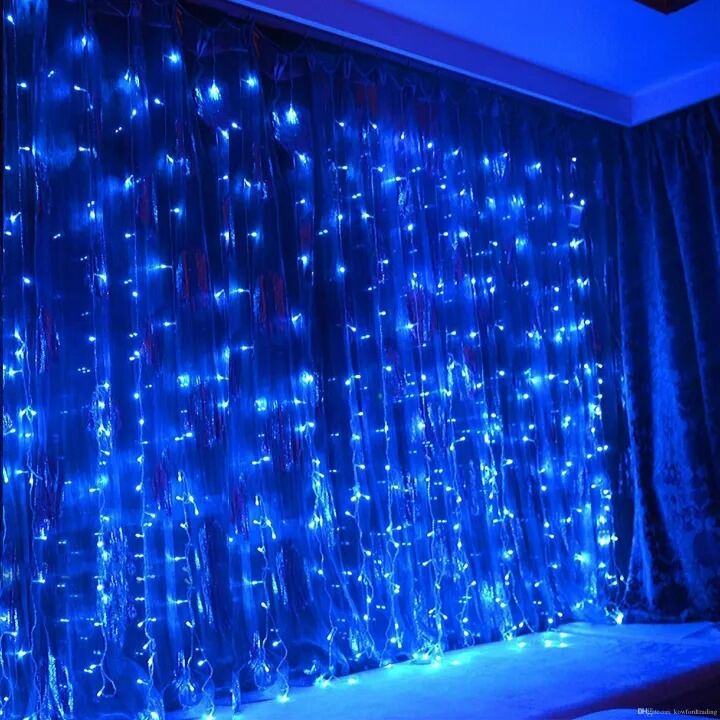 Picture of 50FT Blue Decorative Fairy Light – LED Room Decoration Light for Bedroom, Curtain, Wall, Wedding, Party, Garden & Home Decor Blue