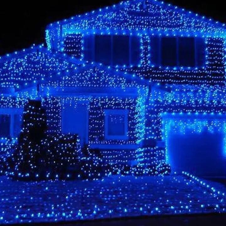 Picture of 50FT Blue Decorative Fairy Light – LED Room Decoration Light for Bedroom, Curtain, Wall, Wedding, Party, Garden & Home Decor Blue