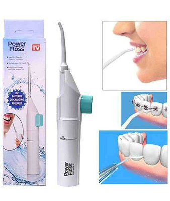 Picture of Portable Oral Irrigator Dental Water Flosser – High Pressure Water Floss Pick for Teeth Cleaning, Gum Care & Oral Hygiene White