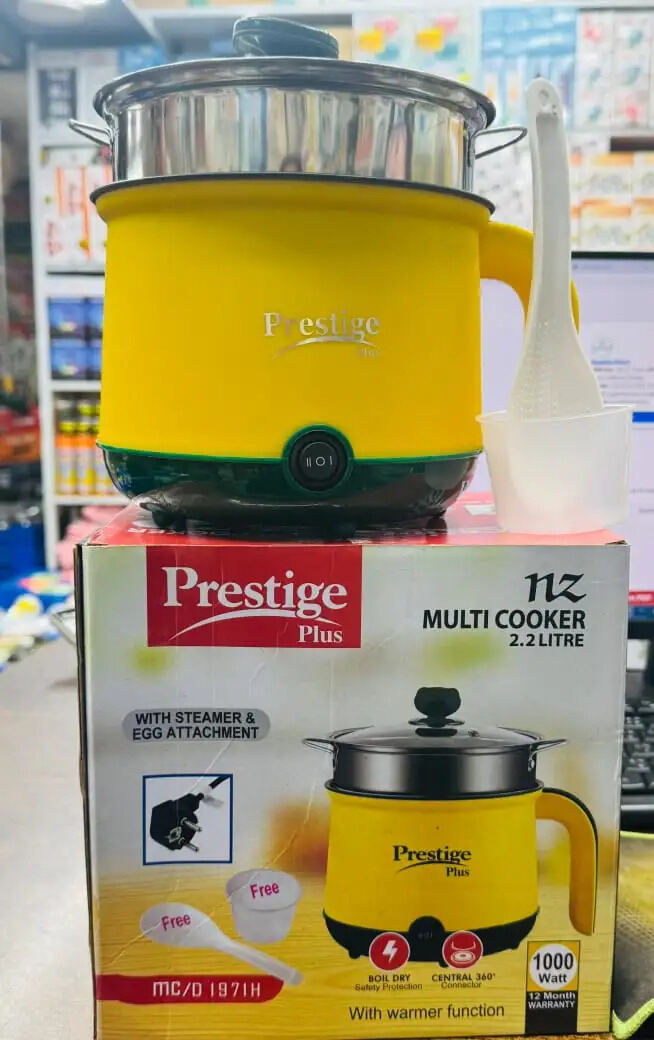 Picture of Prestige 2.2L Electric Rice Cooker – Automatic Non-Stick Rice Cooker with Keep Warm Function for Home Kitchen Multicolor