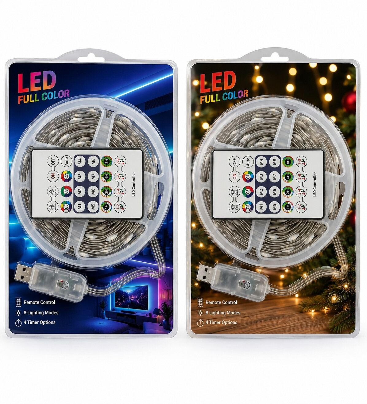 Picture of 32FT Smart App Control LED Fairy Light – Bluetooth RGB Decorative Light with Multiple Lighting Modes for Bedroom, Room, Party & Home Decoration Multicolor