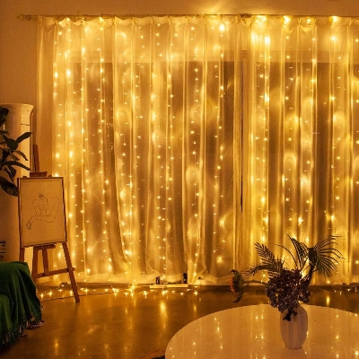 Picture of 80 LED Golden Fairy Decorative Light 28FT – Waterproof LED String Light for Wedding, Festival, Party, Bedroom, Curtain & Home Decoration Gold