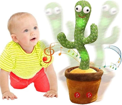 Picture of Dance & Sing: Press the right button (usually on the pot) once. It will start playing a song and twisting its body. Press it again to skip to the next song (most have 120 songs - green