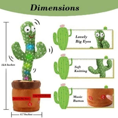 Picture of Dance & Sing: Press the right button (usually on the pot) once. It will start playing a song and twisting its body. Press it again to skip to the next song (most have 120 songs - green