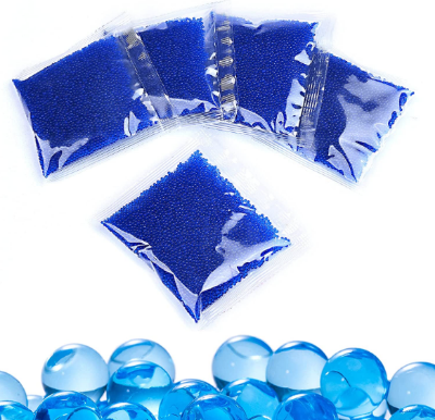Picture of AquaStrike Premium Gel Ball Blaster Ammo Combo – 5 Pack (2,000 Beads Each Pack, Total 10,000 Water Beads) - Blue