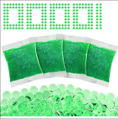 Picture of HydroShot Pro Gel Gun Ammo Bundle – 10,000 Pieces (5 Packs × 2,000 Beads) for Gel Blaster & Splatter Ball - Green