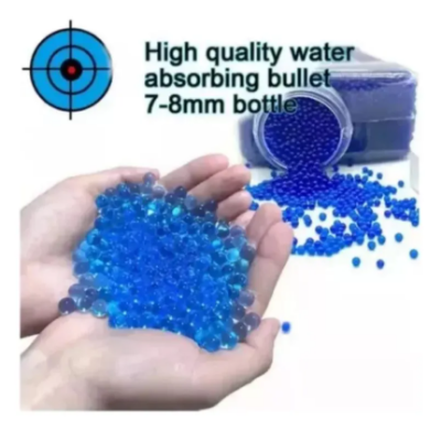 Picture of Bulk Pack 20,000 PCS Colorful Orbeez Water Beads – 7-8MM Growing Gel Balls for Blaster, Orbits & Sensory Play - Blue