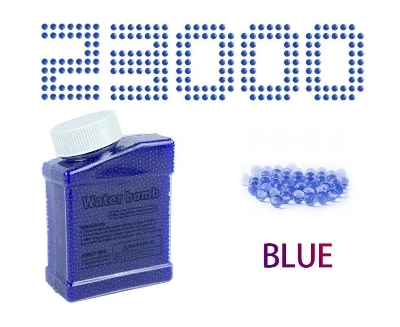 Picture of Bulk Pack 20,000 PCS Colorful Orbeez Water Beads – 7-8MM Growing Gel Balls for Blaster, Orbits & Sensory Play - Blue