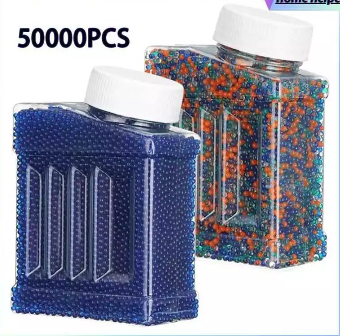 Picture of Multicolor 7.8mm Water Bead Jar - 20,000 Pcs Refill Ammo for Gel Toy Gun - Multicolor