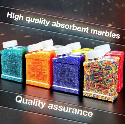 Picture of 1 Jar High-Speed 7.8mm Gel Ball Refill - 20,000 Pcs Crystal Water Beads - Multicolor