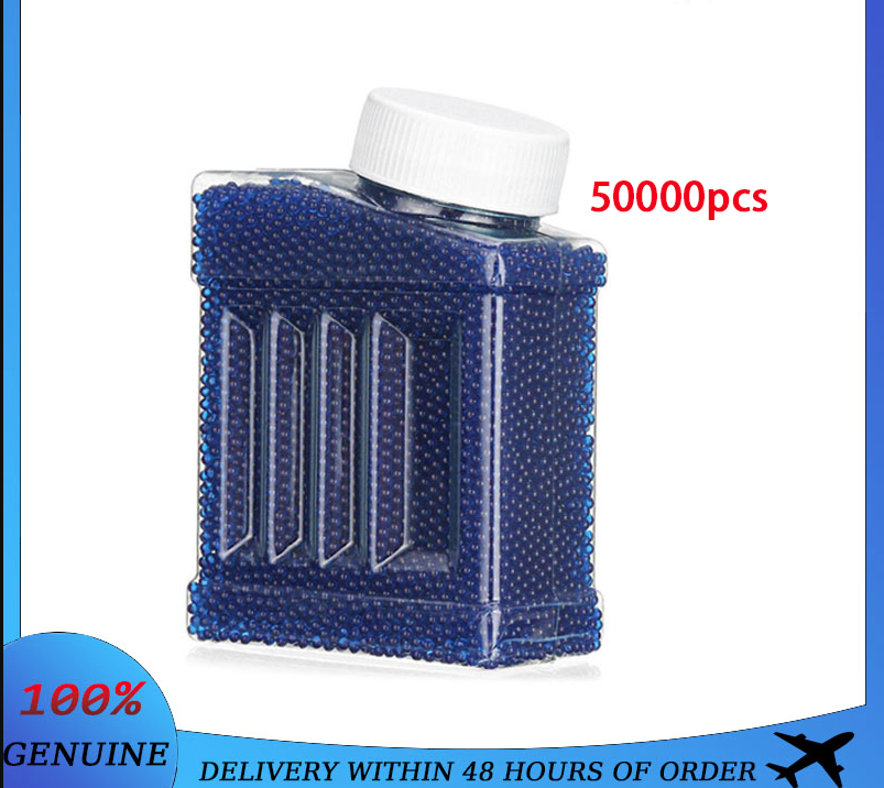 Picture of 1 Jar High-Speed 7.8mm Gel Ball Refill - 20,000 Pcs Crystal Water Beads - Multicolor