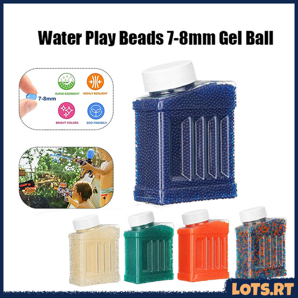 Picture of Hydro-Crystal 7.8mm Gel Balls - 1 Jar (20,000 Pcs) Vivid Color Refill Pack - Red