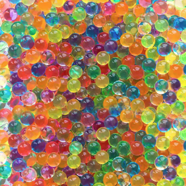 Picture of Hydro-Crystal 7.8mm Gel Balls - 1 Jar (20,000 Pcs) Vivid Color Refill Pack - Red