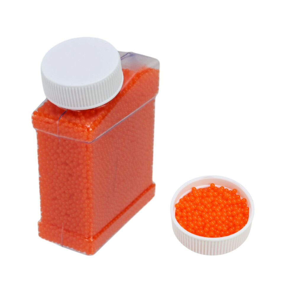 Picture of Gel Blaster Ammo Balls (7–8mm) – Safe Non-Toxic Water Gellets Refill Jar (1 Jar) - Orange