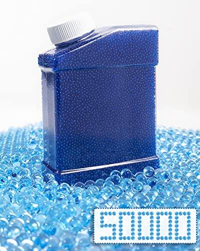Picture of Gel Blaster Ammo Beads (7–8mm) – Non-Toxic Water Gellets Refill Jar (Single Jar) - Blue