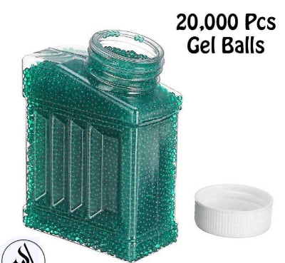 Picture of Gel Blaster Ammo Beads (7–8mm) – High Quality Non-Toxic Water Gellets Jar (30,000 PCS, 1 Jar) - Green