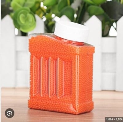 Picture of Gel Beads for Blaster (7–8mm) – Premium Non-Toxic Gellets Refill Jar (20K, 1 Jar Pack) - Orange