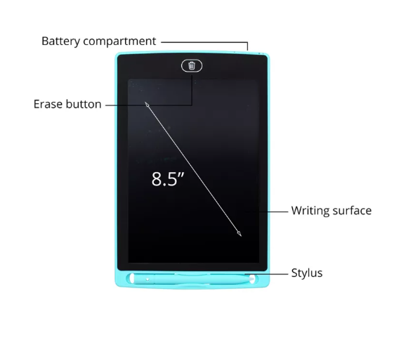 Picture of 8.5\" Lcd Writing Tablet Drawing Pad - Portable Digital Drawing Pad- Convenient Tool For Creative Work - Black