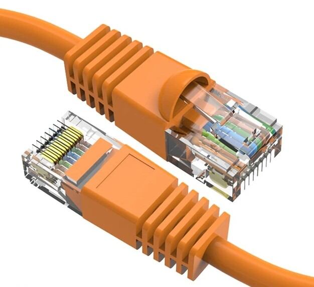 Picture of 10 Meter Cat6 Gigabit Ethernet Cable | Fast Network LAN Patch Cable - Orange