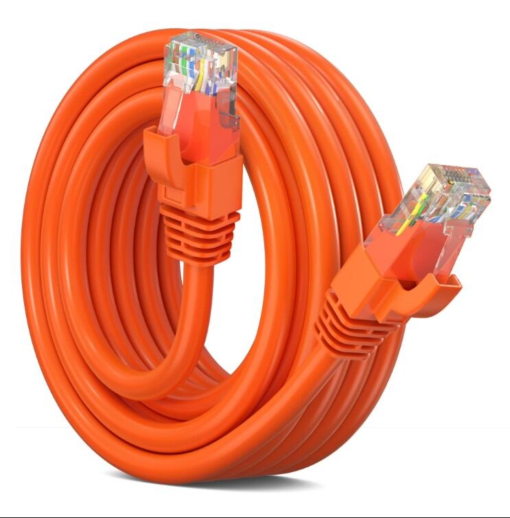 Picture of 10 Meter Cat6 Gigabit Ethernet Cable | Fast Network LAN Patch Cable - Orange