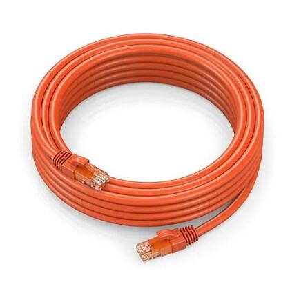 Picture of 10 Meter Cat6 Gigabit Ethernet Cable | Fast Network LAN Patch Cable - Orange