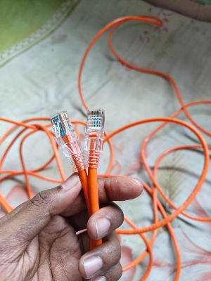 Picture of 10 Meter Cat6 Gigabit Ethernet Cable | Fast Network LAN Patch Cable - Orange