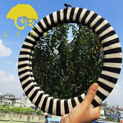 Picture of Handmade Dual Tone Jute Rope Frame Mirror