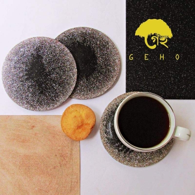 Picture of The Sparkle Handmade Resin Coaster Set Of 6 Pieces