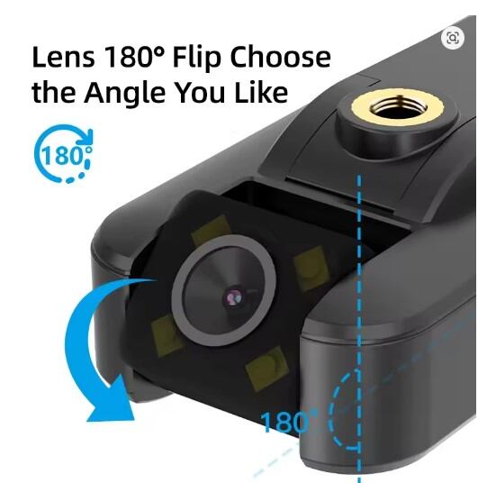 Picture of 2MP 4G Mini Wireless Camera High Definition Phone Remote Video Recorder Worn Police Small Body Camera Night Vision best camera - Black