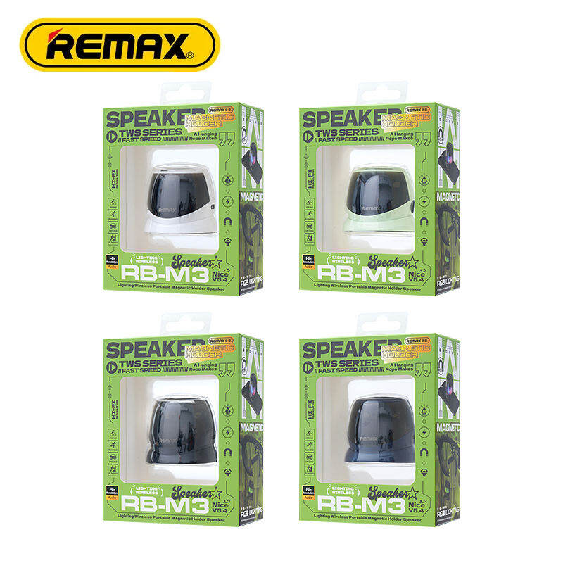Picture of Remax Popular Bluetooth Small Speaker_ Magnetic Light Speaker Portable with Bracket Desktop Home 