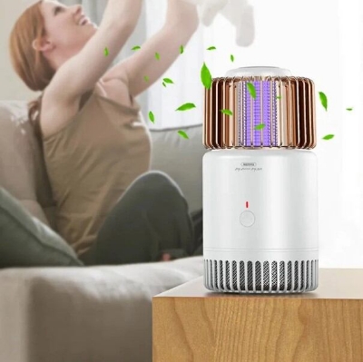 Picture of RE-MAX RT-MK04 Mosquito Trapping Killing Lamp 395nm Mosquito Light_ Rechargeable with USB Cable_ Quiet Physical Mosquito Control_ Electric Shock Mosquito Killer - Multicolor